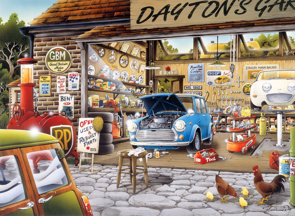 Dayton's Garage – 500 Piece Jigsaw Puzzle (Anatolian)