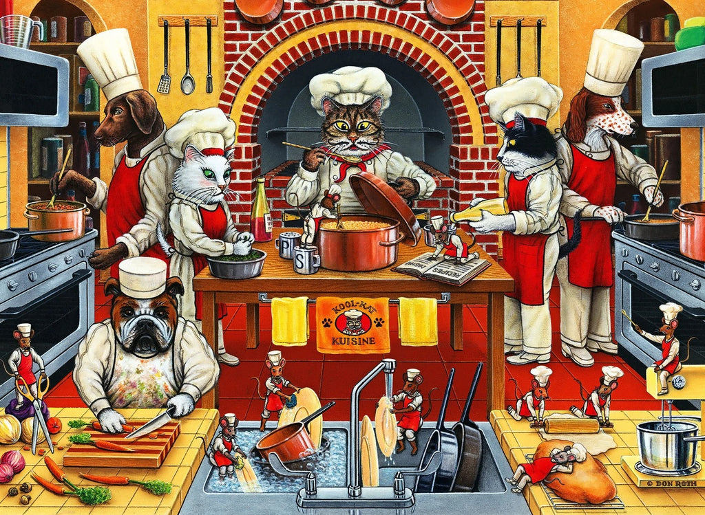Kool Kat Kuisine – 500 Piece Jigsaw Puzzle (Anatolian)