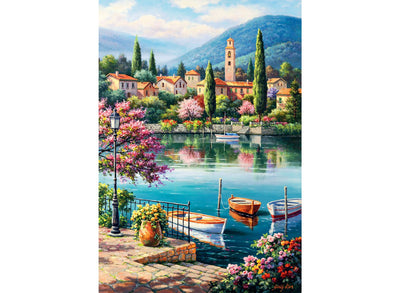 Village Lake Afternoon – 500 Piece Jigsaw Puzzle (Anatolian)