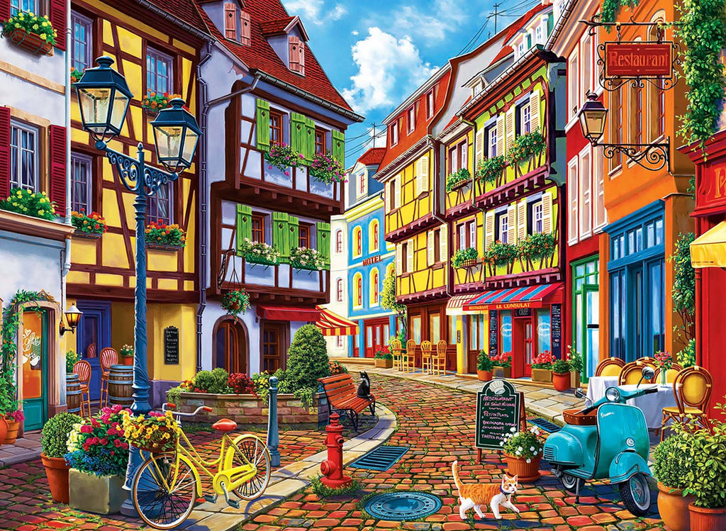 Cobblestone Alley – 500 Piece Jigsaw Puzzle (Anatolian)