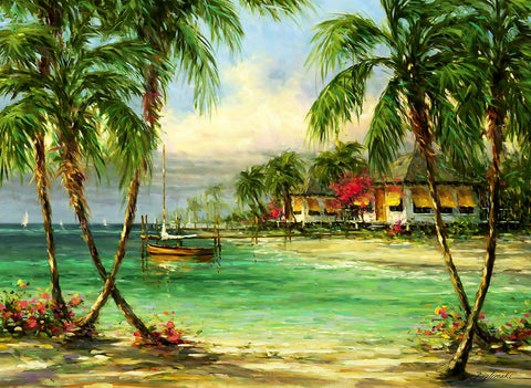 Barefoot Bungalow – 500 Piece Jigsaw Puzzle (Anatolian)