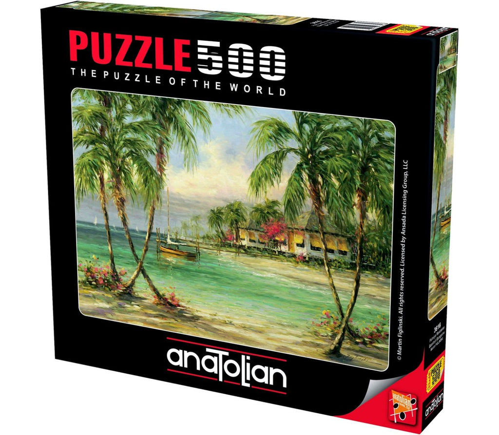 Barefoot Bungalow – 500 Piece Jigsaw Puzzle (Anatolian)