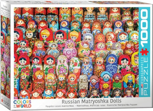 Russian Matryoshka Dolls – 1000 Piece Jigsaw Puzzle (Eurographics)