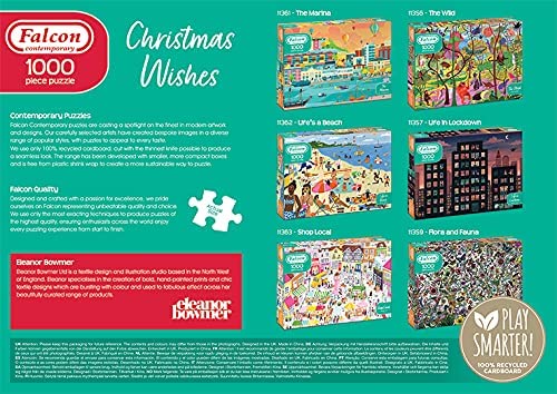Falcon Contemporary - Christmas Wishes - 1000 Piece Jigsaw Puzzle