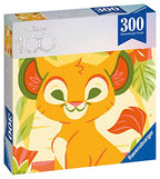 Box, turned right: Disney 100th Anniversary Simba – 300 Piece Jigsaw Puzzle (Ravensburger)