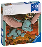 Box, turned right: Disney 100th Anniversary Dumbo – 300 Piece Jigsaw Puzzle (Ravensburger)