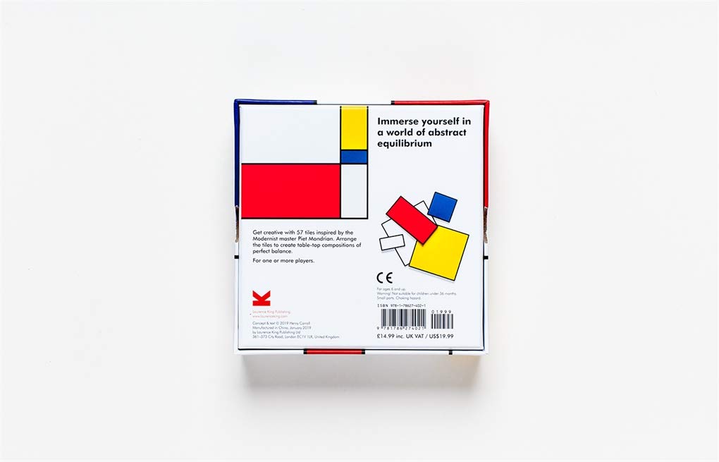 Make Your Own Mondrian: A Modern Art Puzzle – Piece Jigsaw Puzzle (Galison)