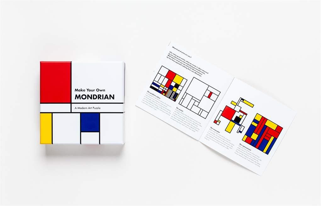 Make Your Own Mondrian: A Modern Art Puzzle – Piece Jigsaw Puzzle (Galison)
