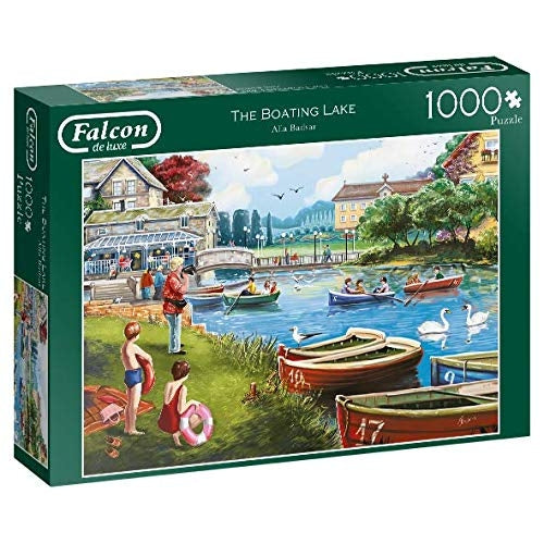 The Boating Lake – 1000 Piece Jigsaw Puzzle (Falcon De Luxe)