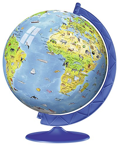 Ravensburger Children's World Globe - 180 Piece 3D Jigsaw Puzzle