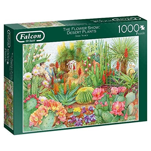 The Flower Show: Desert Plants – 1000 Piece Jigsaw Puzzle (Falcon De Luxe)