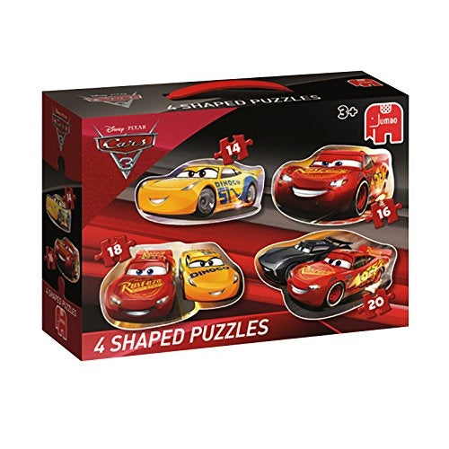 Disney Pixar Cars 3 4in1 Shaped Puzzles – Jigsaw Puzzle (Jumbo)