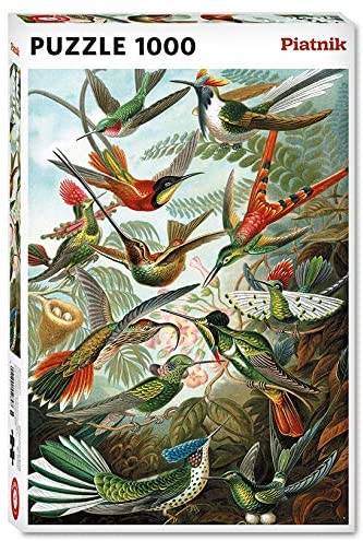 Piatnik - Ernest Haeckel - Hummingbirds - 1000 Piece Jigsaw Puzzle
