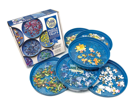 6 x Puzzle Sorting Trays – Jigsaw Puzzle (Cobble Hill)