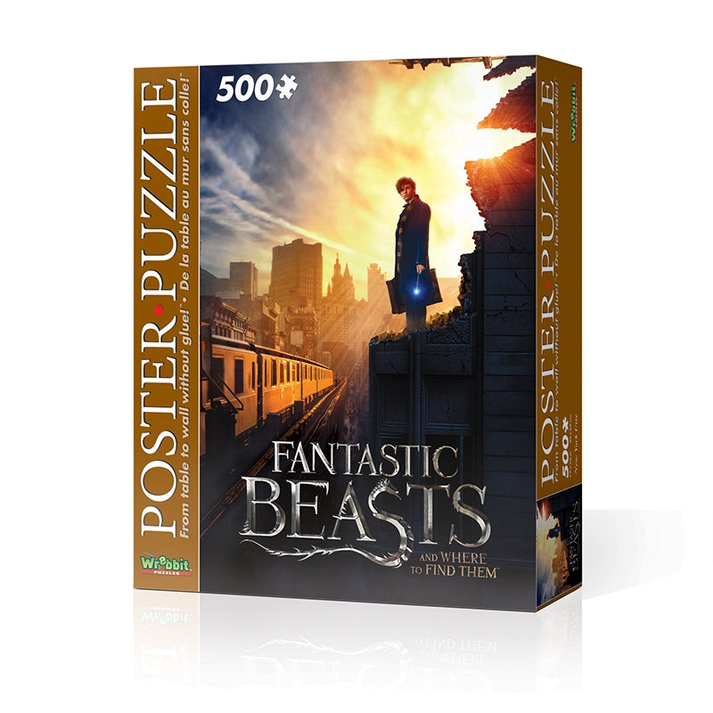 Fantastic Beasts – New York – 3D Poster Jigsaw Puzzle (Wrebbit)