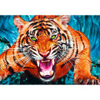 Facing A Tiger – 600 Piece Jigsaw Puzzle (Trefl)