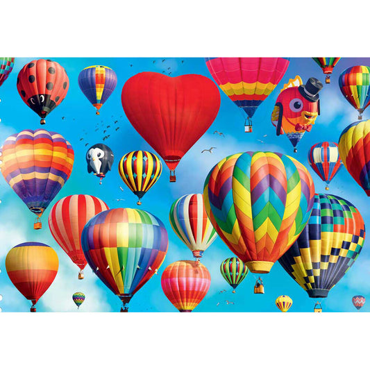 Trefl - Crazy Shapes - Colourful Balloons - 600 Piece Jigsaw Puzzle