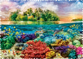 Crazy Shapes: Tropical Island – 600 Piece Jigsaw Puzzle (Trefl)