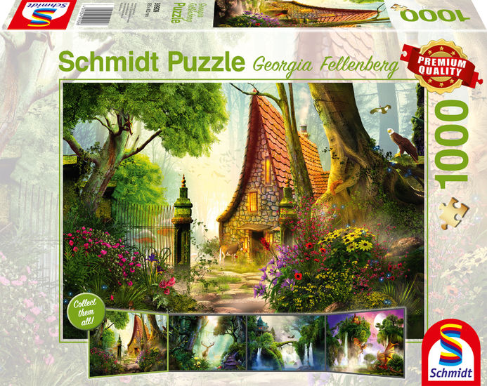 House in the Glade by Georgia Fellenberg – 1000 Piece Jigsaw Puzzle (Schmidt)