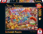 Cat Mania by Steve Sundram – 1000 Piece Jigsaw Puzzle (Schmidt)