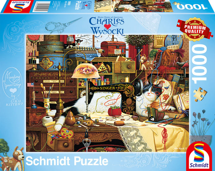 Schmidt - Charles Wysocki: Maggie the Messmaker - 1000 Piece Jigsaw Puzzle