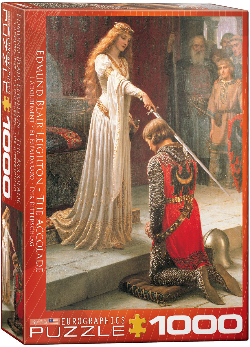 The Accolade by Edmung Blair Leighton – 1000 Piece Jigsaw Puzzle (Eurographics)