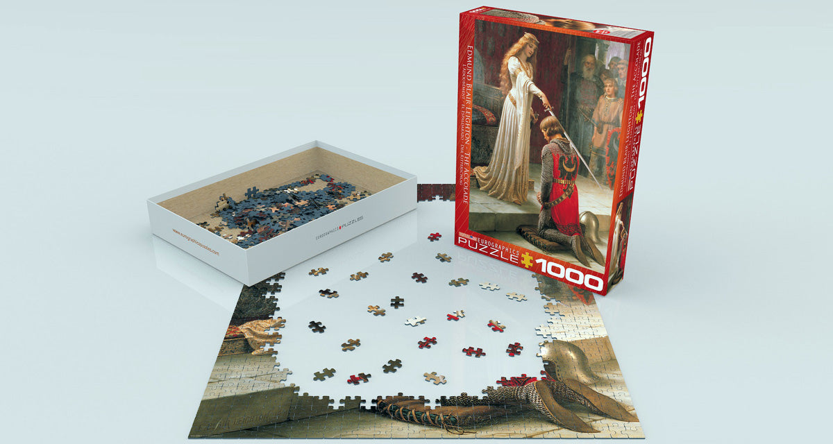 Eurographics - Edmung Blair Leighton - The Accolade - 1000 piece jigsaw puzzle