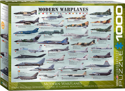 Eurographics - Modern Warplanes - 1000 Pieces Jigsaw Puzzle