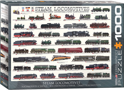 Eurographics - Steam Locomotives - 1000 Piece Jigsaw Puzzle