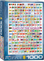 Flags of the World – 1000 Piece Jigsaw Puzzle (Eurographics)