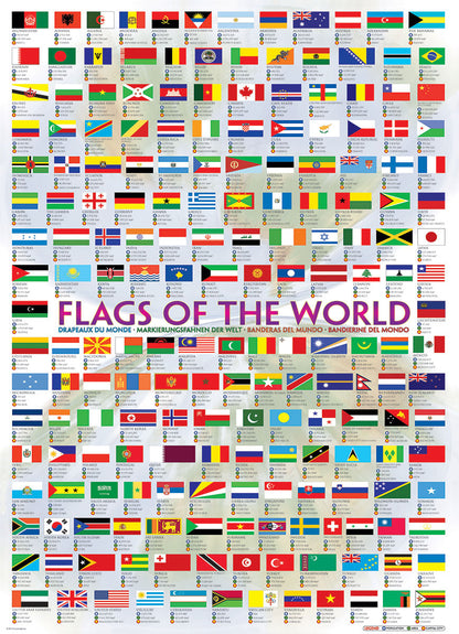 Eurographics - Flags of the World - 1000 Piece Jigsaw Puzzle