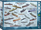 World War II Warships – 1000 Piece Jigsaw Puzzle (Eurographics)