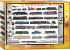 History of Trains – 1000 Piece Jigsaw Puzzle (Eurographics)