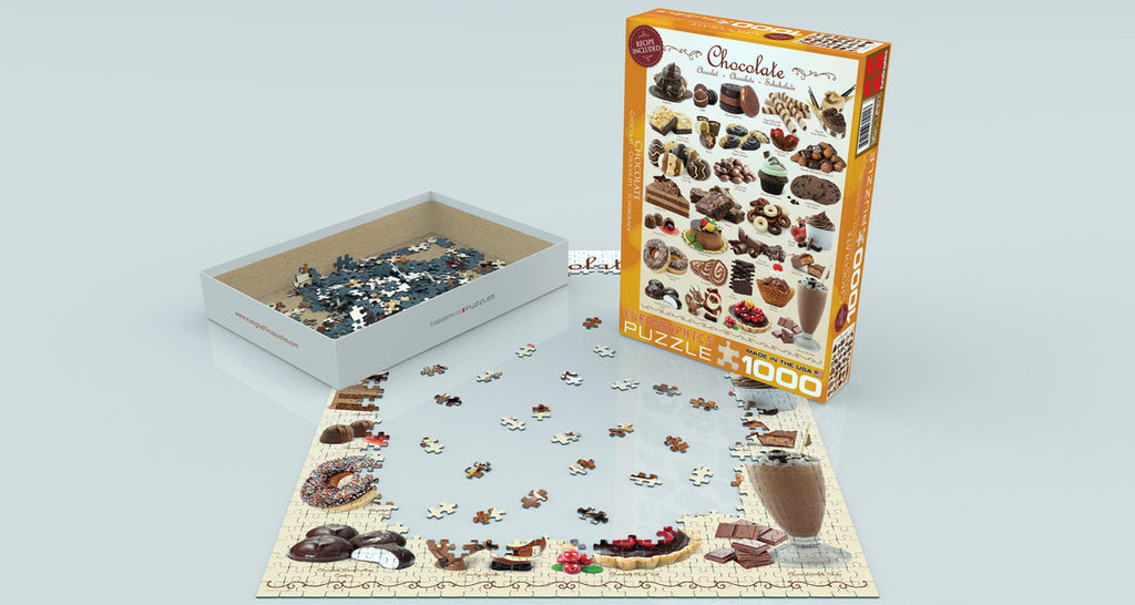 Sweet Line - Chocolate – 1000 Piece Jigsaw Puzzle (Eurographics)
