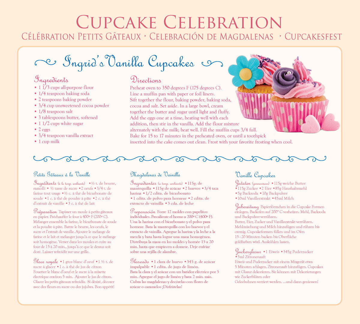 Eurographics - Cupcake Celebration - 1000 piece jigsaw puzzle