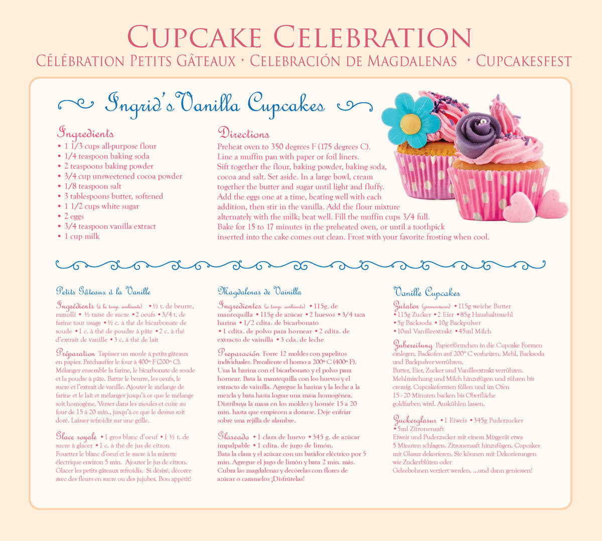 Cupcake Celebration – 1000 Piece Jigsaw Puzzle (Eurographics)