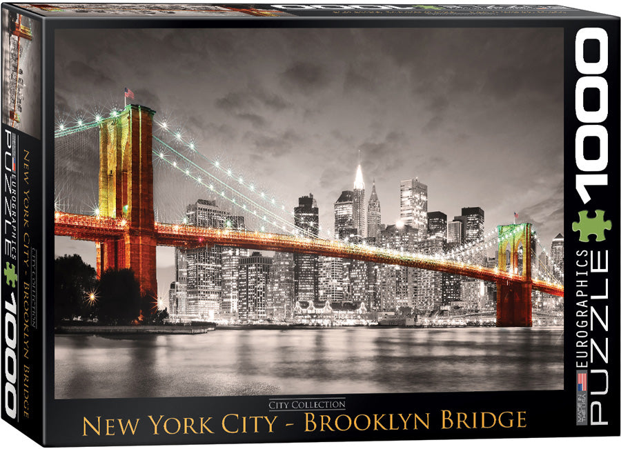 Eurographics - New York City Brooklyn Bridge - 1000 Piece Jigsaw Puzzle