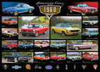 American Cars of the 1960s – 1000 Piece Jigsaw Puzzle (Eurographics)