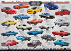 Muscle Car Evolution – 1000 Piece Jigsaw Puzzle (Eurographics)