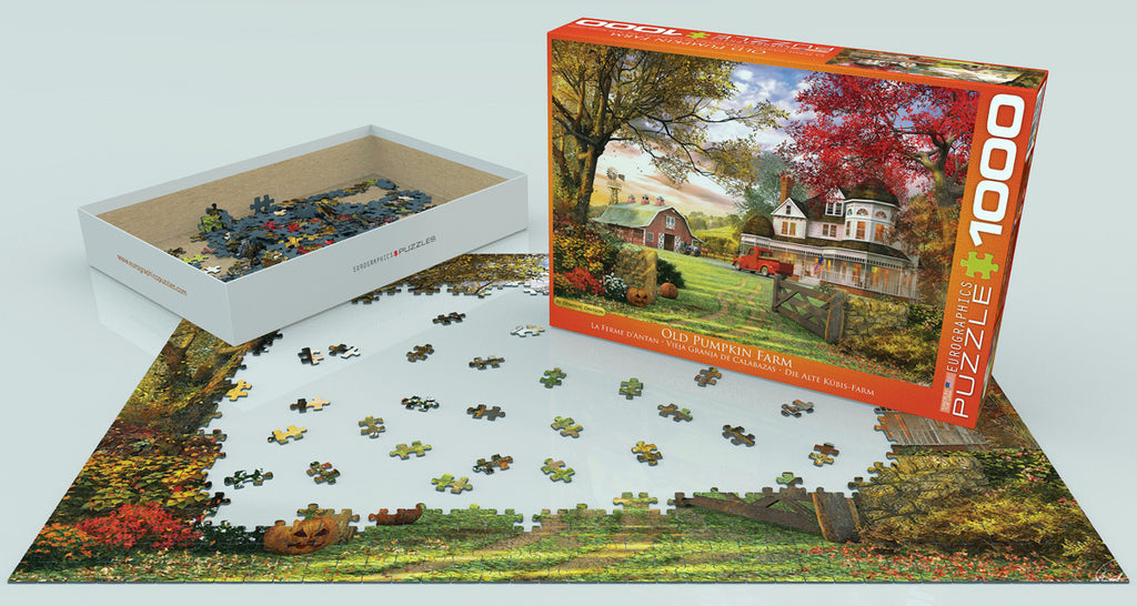 Old Pumpkin Farm by Dominic Davison – 1000 Piece Jigsaw Puzzle (Eurographics)