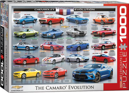 Eurographics - Chevrolet The Camaro Evolution - 1000 Piece Jigsaw Puzzle