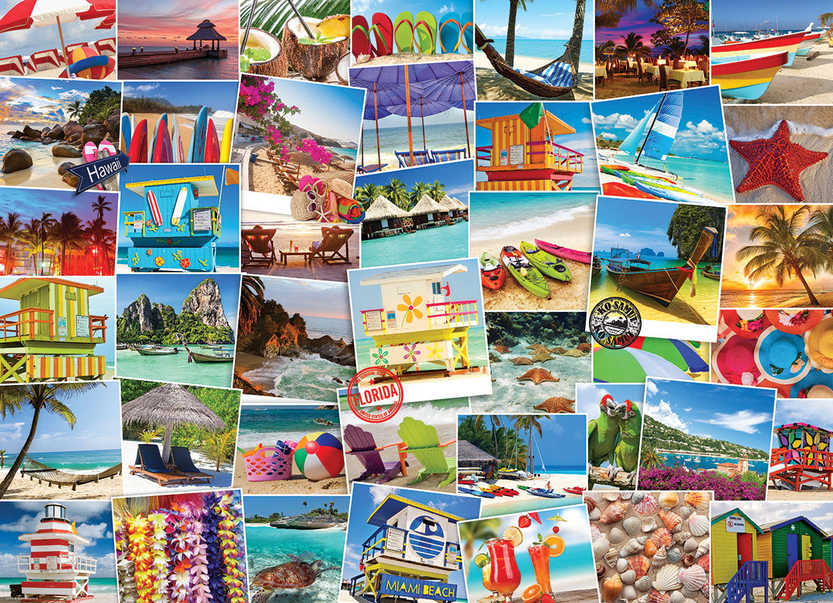 Globetrotter Scenic Crossword Puzzle, HUGE 2,000 Piece Puzzle, Ages 8 - Adult main image 1