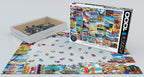 Globetrotter Beaches – 1000 Piece Jigsaw Puzzle (Eurographics)