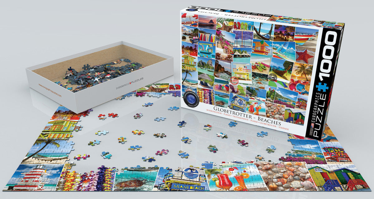 Globetrotter Beaches – 1000 Piece Jigsaw Puzzle (Eurographics)