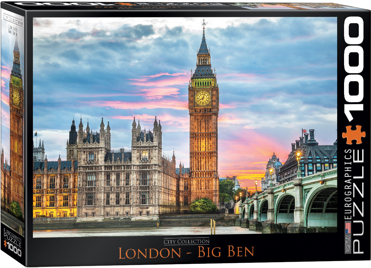 Eurographics - London - Big Ben - 1000 piece jigsaw puzzle