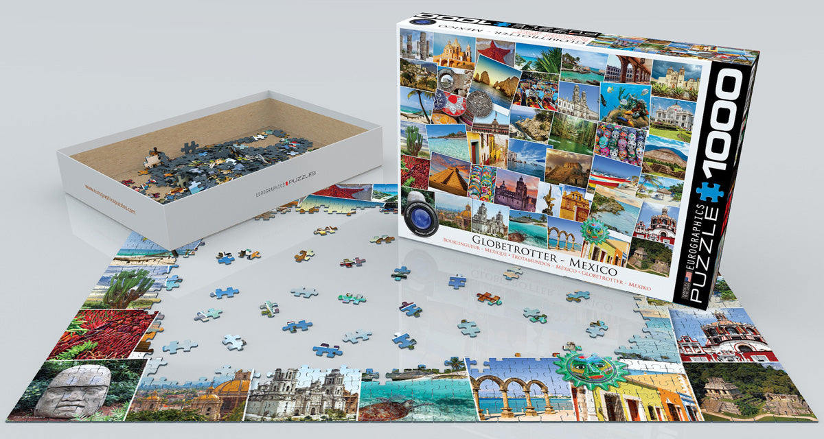 Globetrotter Mexico – 1000 Piece Jigsaw Puzzle (Eurographics)