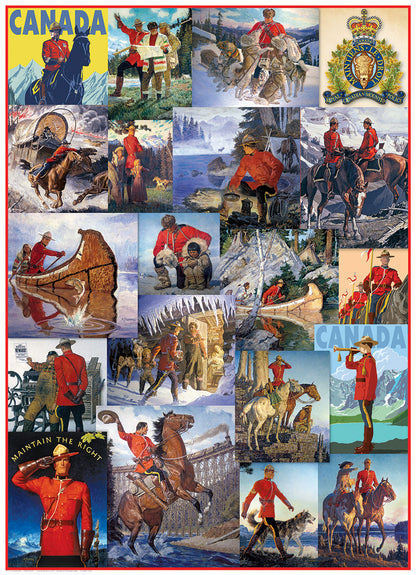 Eurographics 6000-0777 Royal Canadian Mounted Police 1000 piece Jigsaw Puzzle