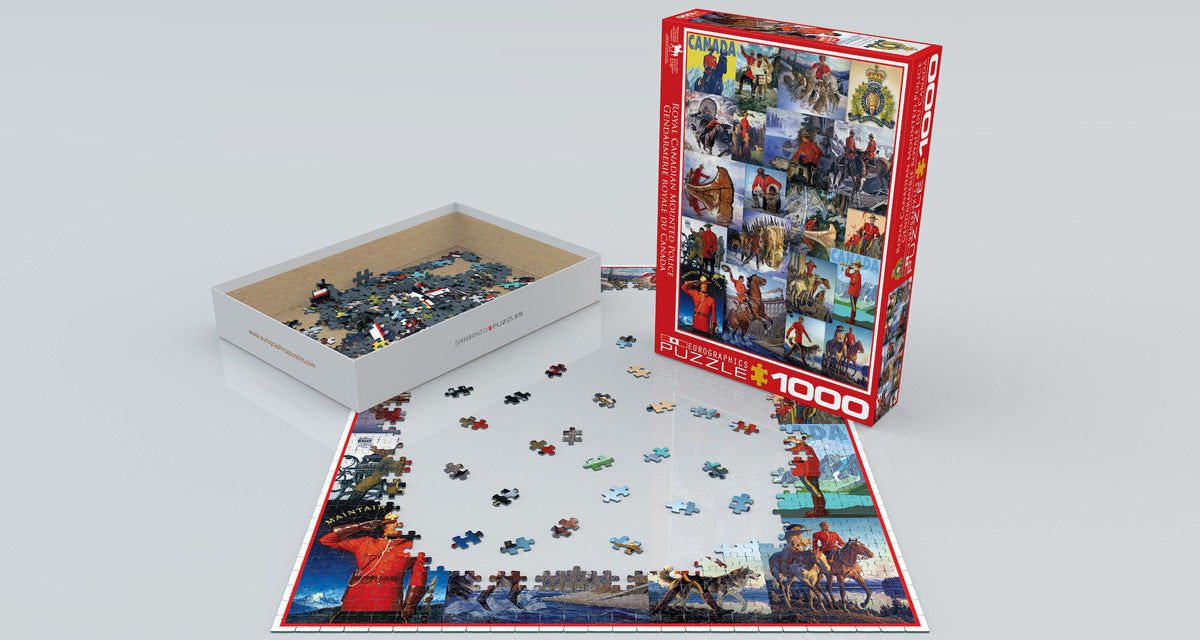 Eurographics 6000-0777 Royal Canadian Mounted Police 1000 piece Jigsaw Puzzle
