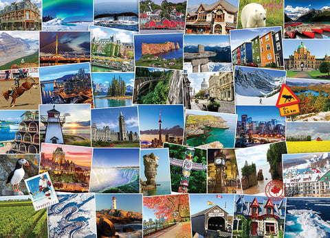 Globetrotter - Canada – 1000 Piece Jigsaw Puzzle (Eurographics)