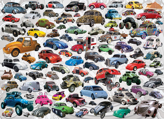 Eurographics - VW Beetle - What's your Bug? - 1000 Peace Jigsaw Puzzle
